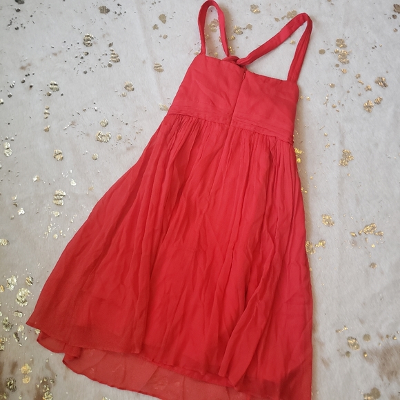 EUC J. Crew 4 Silk Chiffon Silk Party Dress - Picture 2 of 6